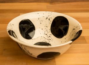 Black and White cereal bowl in Spot