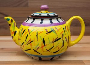 Splash small teapot in Yellow