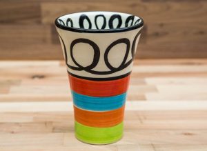 Hi-Life Gaudy large vase in Scribble