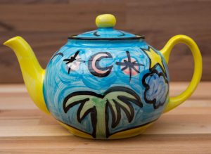 Fruity large Teapot in Baga