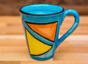 Carnival large tapered mug in Pale Blue