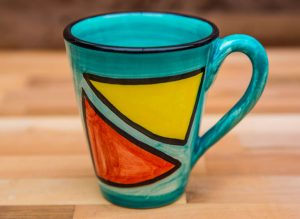Carnival large tapered mug in Sea Green