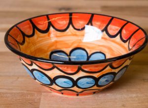 Fruity cereal bowl in Red