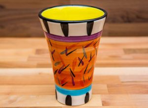 Splash small vase in Orange