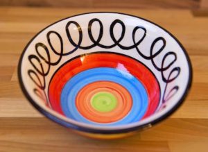 Hi-Life Gaudy cereal bowl in scribble
