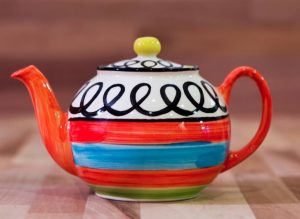 Hi-Life Gaudy medium teapot in scribble