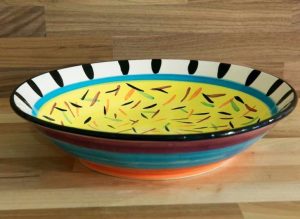 Splash Salad/fruit bowl in yellow