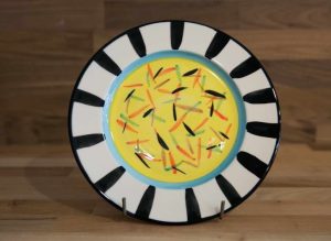 Splash 8″ side plate in yellow