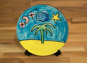 Fruity 8″ side plate in baga