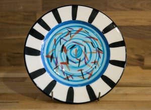 Splash 8″ side plate in Pale Blue