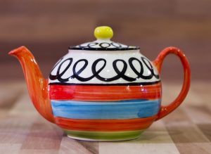 Hi-Life Gaudy mini teapot in Scribble
