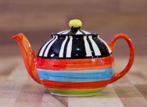 Hi-life gaudy medium teapot in Broad Stripe