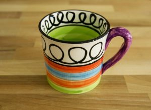 Hi-Life Gaudy wide mug in scribble