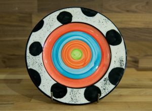 Hi-life gaudy 11″ dinner plate in spot