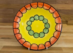 Fruity 11″ dinner plate in orange