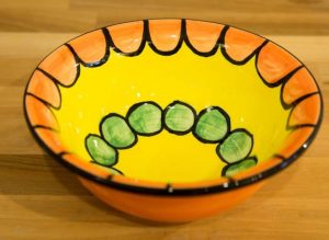 Fruity cereal bowl in Orange