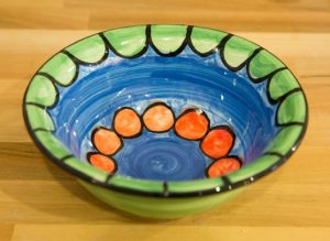Fruity cereal bowl in Green